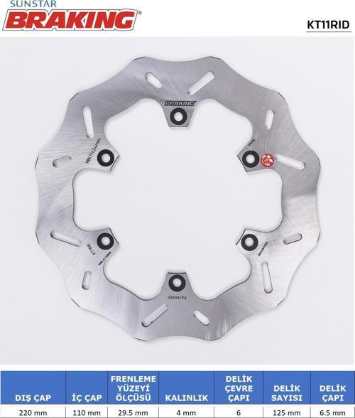 KTM GAS GAS HUSQVARNA DALGALI ARKA FREN DİSKİ KTM SX-F 450cc 2004-2021