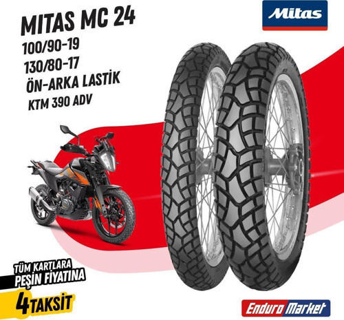 KTM 390 ADV Mitas MC-24 Takım 100/90-19 - 130/80-17 Set