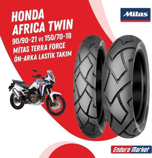 HONDA AFRICA TWIN MİTAS TERRA FORCE LASTİK TAKIM  90/90-21 - 150/70-18