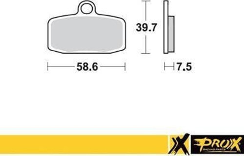KTM SX 85 12-17 PROX ÖN FREN BALATASI