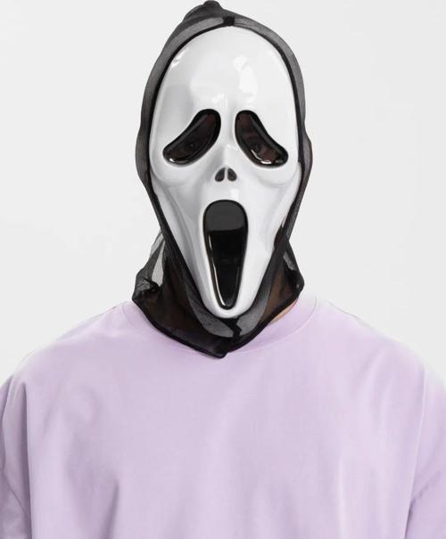 Nessiworld Kapşonlu Çığlık Maskesi Scream Maskesi - Hayalet Maskesi 33x21 cm