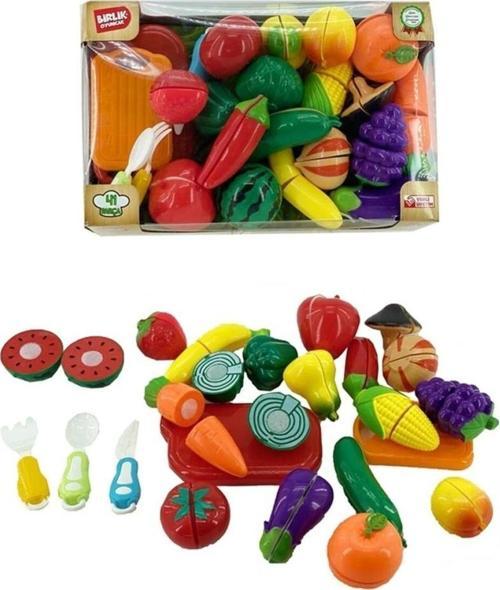 Nessiworld URT007-KUTU-3 41 PCS KESİLEBİLEN MEYVE SEBZE MANAV