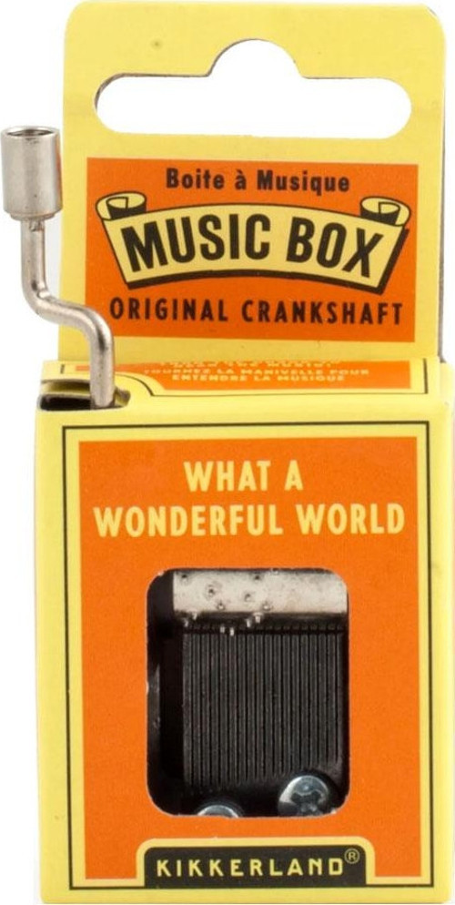 What A Wonderful World Crank Müzik Kutusu