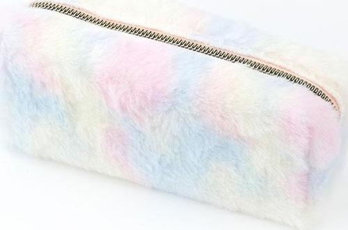 Gökkuşağı Yumoş Peluş Kalem Kutu  UNCS-1027