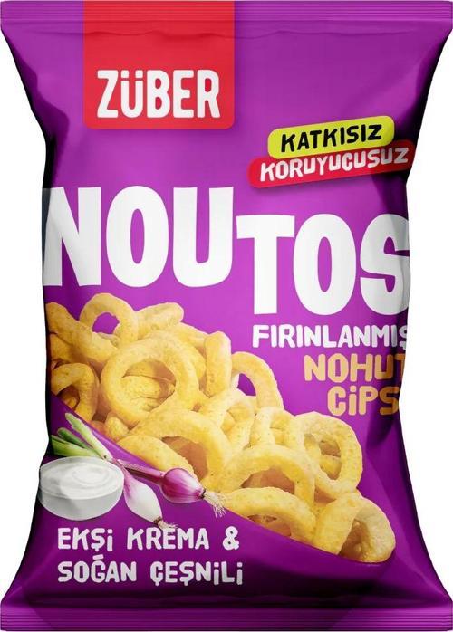 Nessiworld Züber Noutos Fırın Nohut Cipsi 55 Gr Ekşi Krema ve Soğan