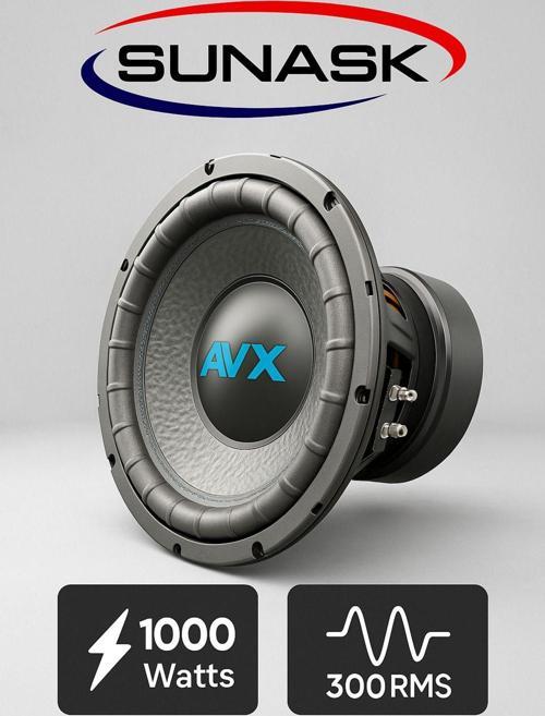 Axv 30 Cm 1000 Watt 300 Rms Subwoofer Bass Spl Körük Bass Oto Hoparlör Kabinsiz