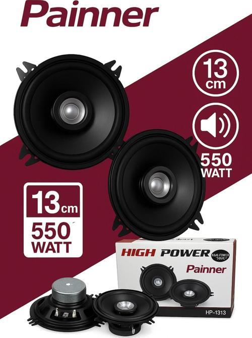 Sn-1397 550W 13Cm Oto Araba Hoparlör Yüksek Ses Kalitesi Paket 2 Adettir