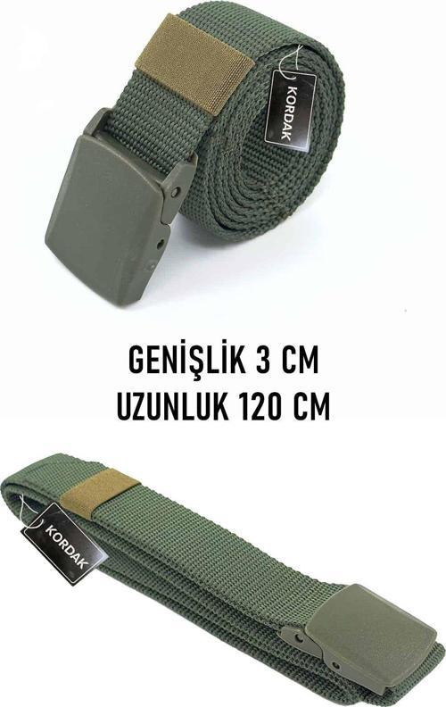 Ekr 3 Cm Plastik Tokalı Kapaklı Kaymaz Kemer Palaska