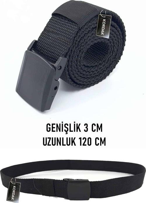 Ekr 3 Cm Plastik Tokalı Kapaklı Kaymaz Kemer Palaska