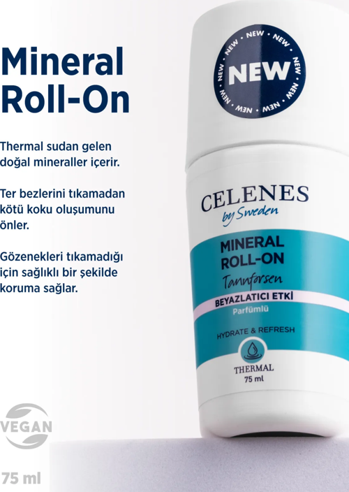 By Sweden Alüminyum İçermeyen Beyazlatıcı Etkili Thermal Roll On - Tannforsen 75 ml