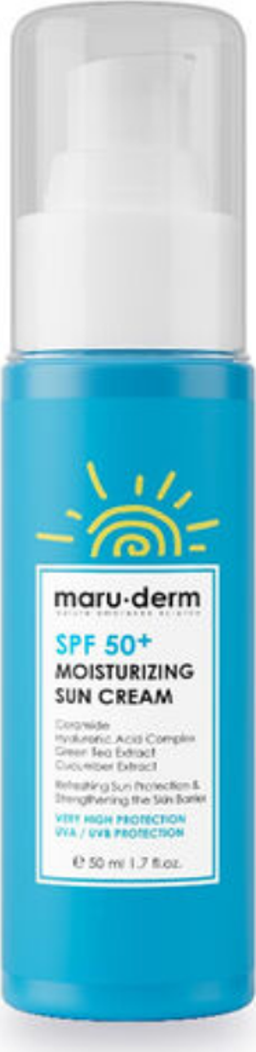 Maruderm Spf50+ Nemlendirici Güneş Kremi 50 ml