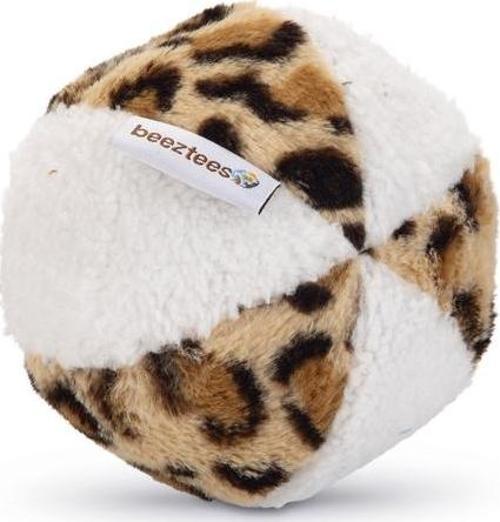 Köpek Oyuncağı, Sesli, Top, Peluş, Beyaz/Kahverengi, 11cm