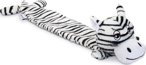 Köpek Oyuncağı, Sesli, Zebra, Peluş, Siyah/Beyaz, 53x10x5cm
