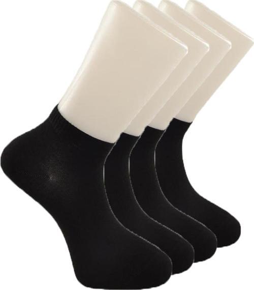 Erkek Plus 4 lü Dikişsiz Kokulu Bambu Patik Çorap