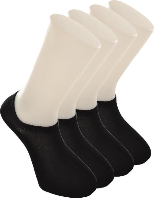 Erkek 4 lü Plus Dikişsiz Kokulu Bambu Sneaker Görünmez Çorap