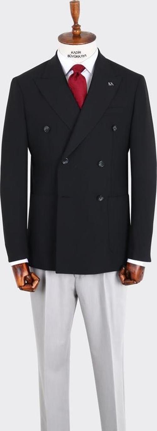 Kırlangıç Yaka Kruvaze Erkek Ceket-KAX5205S