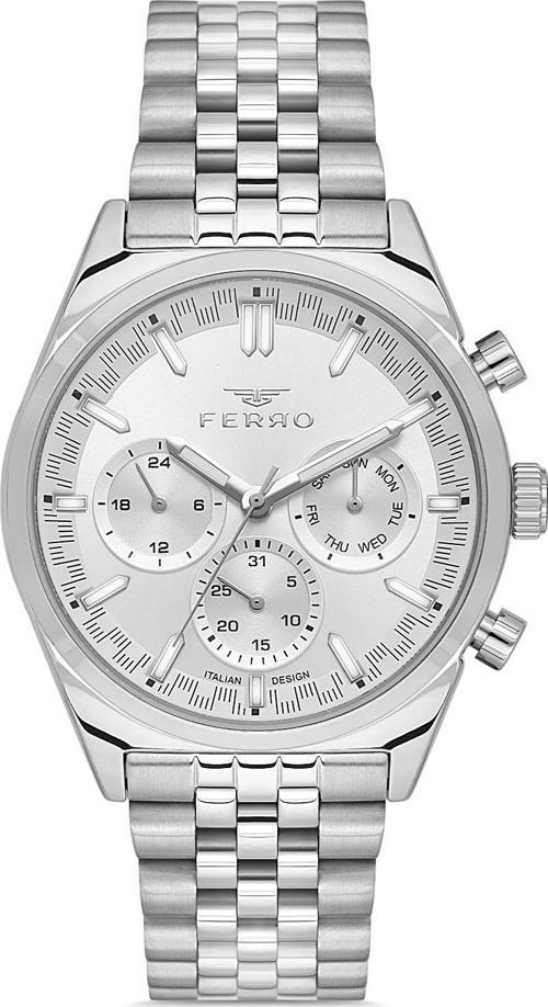 FM11647AWT-A Quartz Çelik Gri 43 mm Erkek Kol Saati