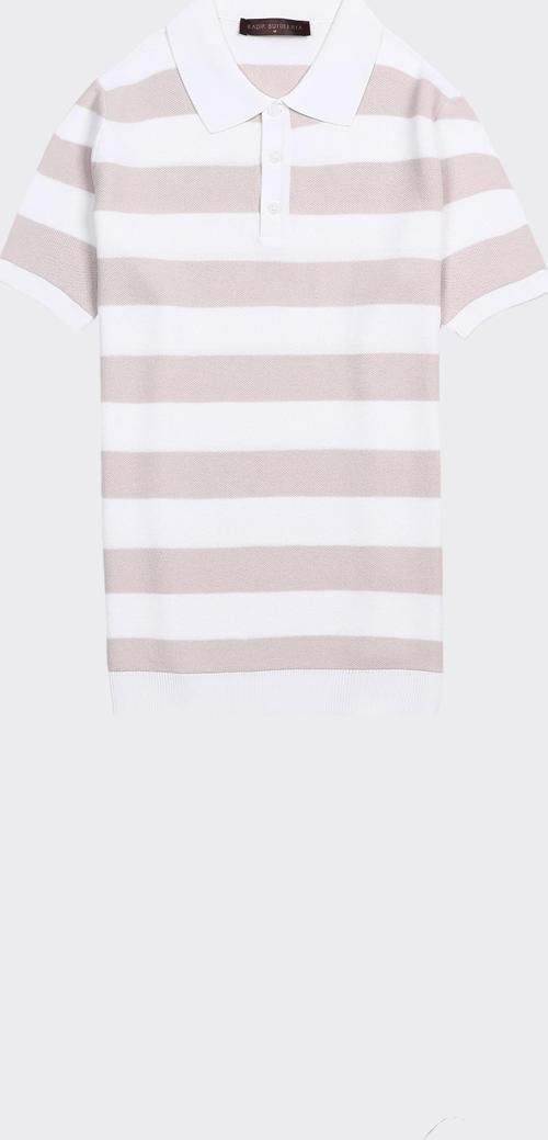 Fermuarlı Polo Yaka Kısa Kol Erkek T-Shirt