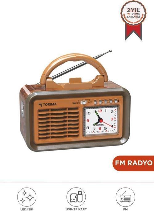 D60 Ahşap Nostalji Radyo Kablosuz Bluetooth Hoparlör