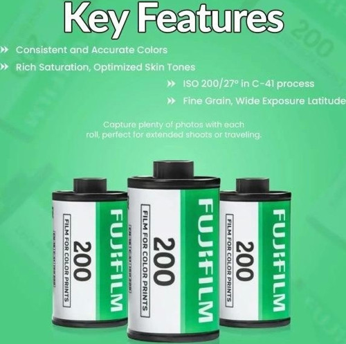 135 Fujifilm 200 Film Formatı Tip 35mm