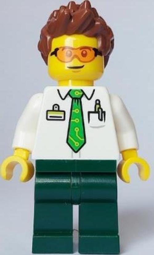 Minifigür Electric Scooter Rider Male cty1650