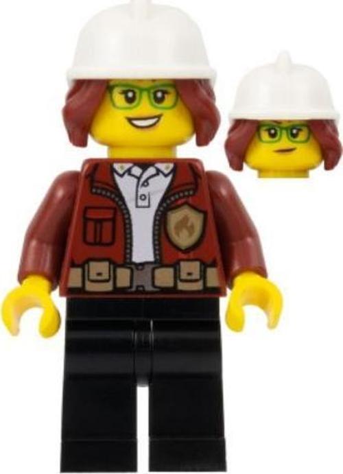 Minifigür Fire Chief, Female Freya McCloud cty1288