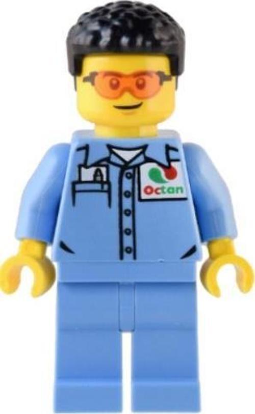 Minifigür Custom Car Garage Mechanic cty1538