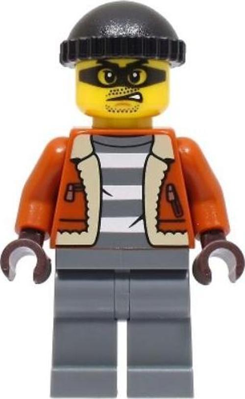 Minifigür Police City Bandit Crook Male cty1566