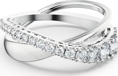 5572718 Swarovski Yüzük Twıst-Rıng Rows Czwh-Rhs 58
