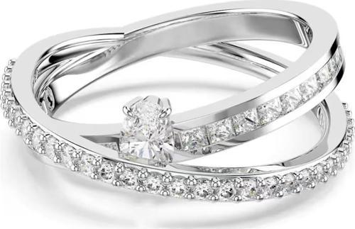 5691231 Swarovski Yüzük Hyperbola:Rıng 2 Row Whıte/Rhs 55