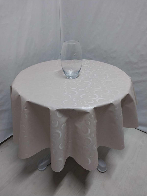 Pvc Silinebilir Yuvarlak Masa Örtüsü 140 Cm Çap