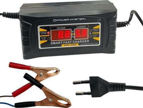 SON-1206D 12Volt 6Amper Dijital Akıllı Akü Şarj Cihazı