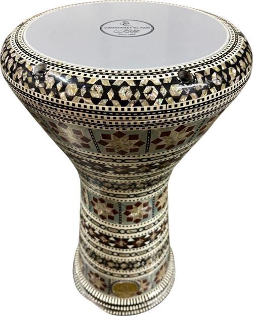 GAWHARET EL-FAN SEDEF İŞLEMELİ DÖKÜM DARBUKA JZ08