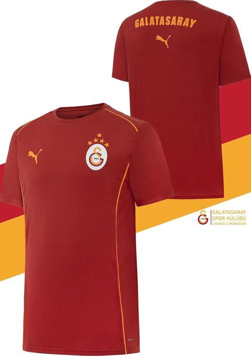 Orijinal Lisanslı Sıfır Yaka Kırmızı Antrenman 5 Yıldızlı T-Shirt