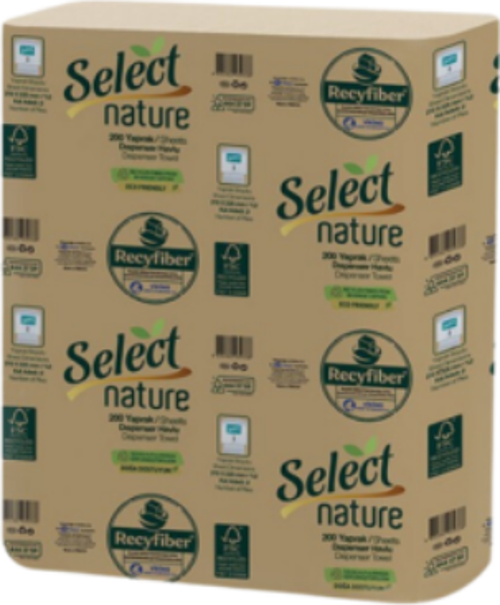Nature Dispenser Havlu Z Katlama 12 x 200 Yaprak