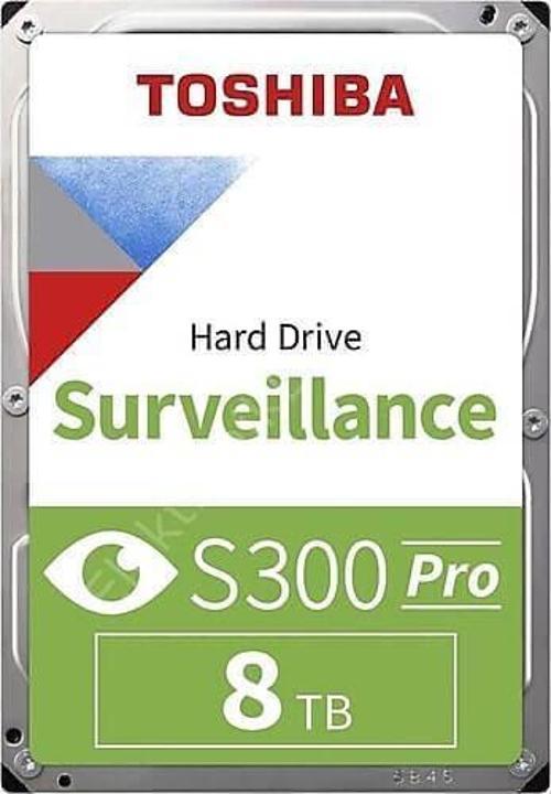 S300 Pro 8TB MD10ADA800V 3.5" 7200RPM 512Mb Sata3 180TB/Y 7/24  Güvenlik Hard Diski