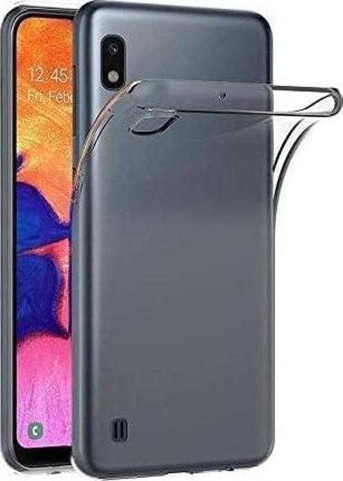 Samsung Galaxy A10 Uyumlu Kamera Korumalı Darbe Önleyici Ultra Slim TPU Şeffaf Silikon Kılıf