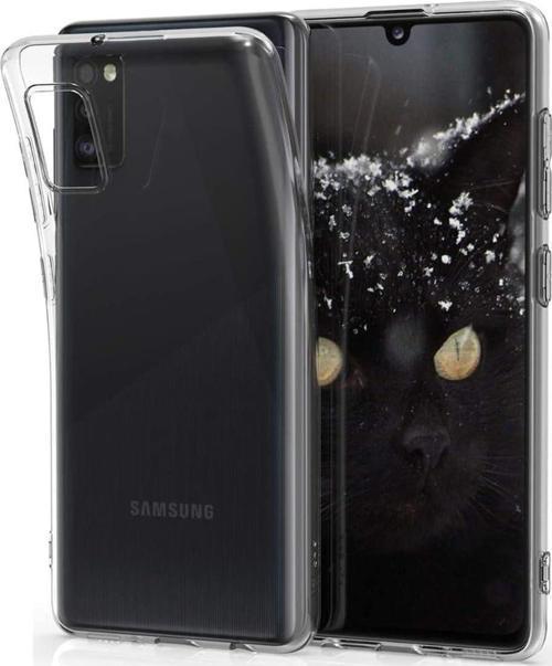 Samsung Galaxy A41 Uyumlu Kamera Korumalı Darbe Önleyici Ultra Slim TPU Şeffaf Silikon Kılıf