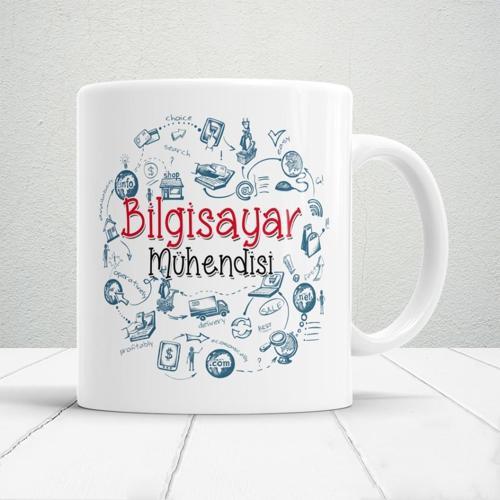 Bilgisayar Mühendislerine Özel Hediyelik Baskılı Kupa
