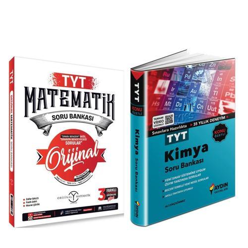 Orijinal Yayınları TYT Orijinal Matematik ve Aydın Kimya Soru Bankası Seti 2 Kitap