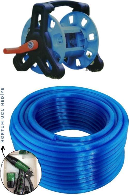 Tf6230 Hortum Makarası, Silikonlu Hortum 1/2" 25 Mt Ve 2 Fonk. Uç