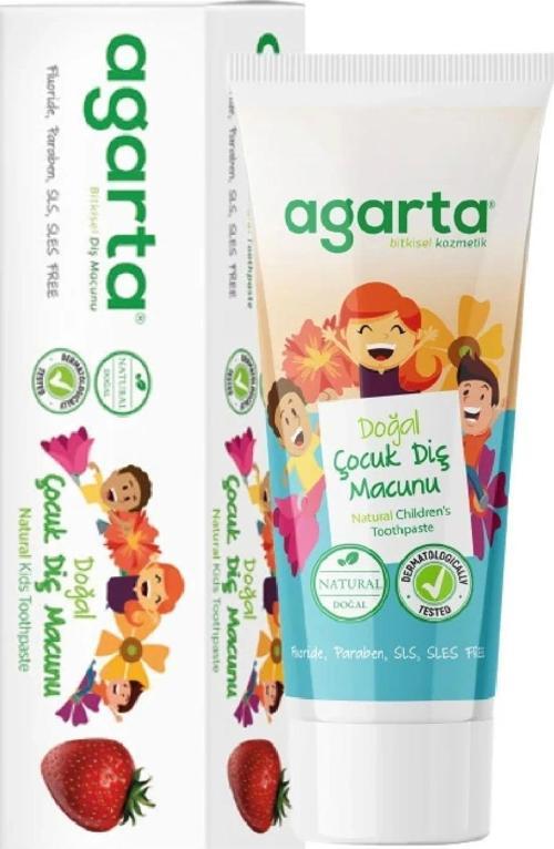 Doğal Çocuk Diş Macunu Çilekli 75 Ml