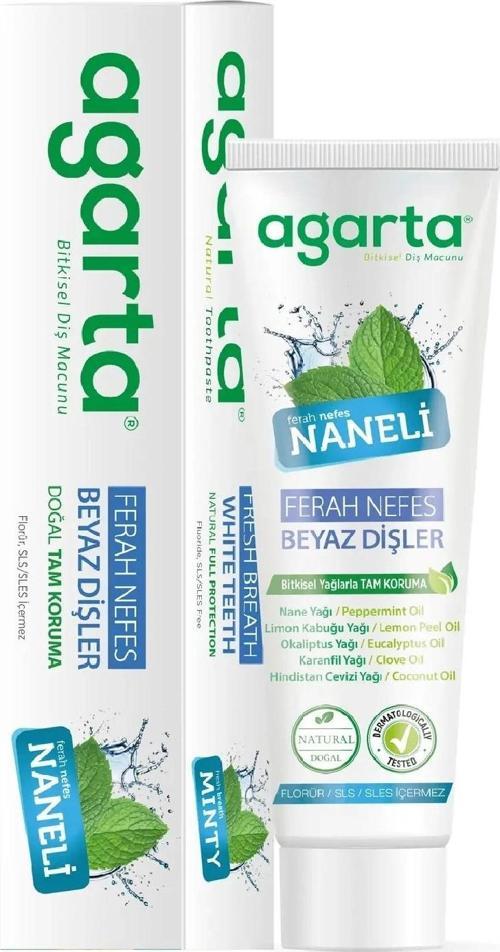 Florürsüz Doğal Naneli Diş Macunu 100 ml/130 Gr
