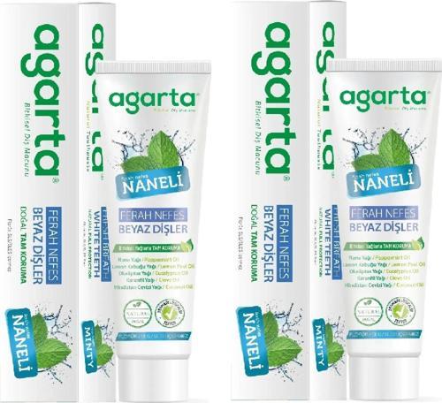 Florürsüz Doğal Naneli Diş Macunu 100 ml/130 Gr 2Adet