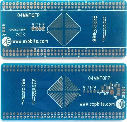 0.4mm Tqfp To Dıp Çevirici Pcb Proto Pcb Pertenaks Prototip Devre
