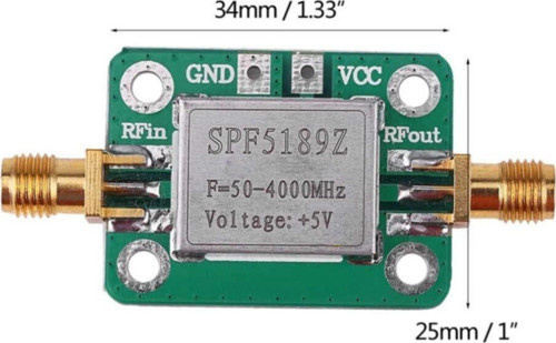 Spf5189z 50-4000mhz Rf Amplikatör 20db Sinyal Kuvvetlendirici