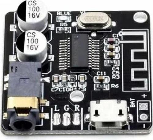 Vhm-314 Micro Usb Bluetooth Kablosuz Ses Mp3 Modül Amfi Müzik Çalma Kartı Dc 5v Lityum Pil