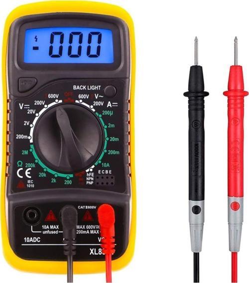 XL830L Dijital Multimetre Ölçü Aleti Avometre Voltmetre Ampermetre Voltaj Akım Direnç Transist Test