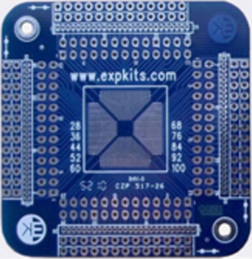 0.5mm Uni. Tqfp To Dıp Çevirici Pcb Smd Dip Proto Pertenaks Devre
