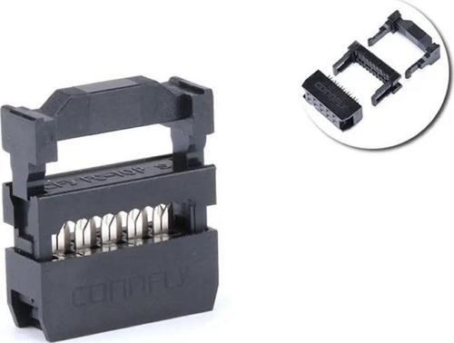 2x5 Pin IDC Konnektör 10 Pin Kablo Soketi 2.54mm 180 Derece Dişi Header Devre PCB Bağlantı Parçası